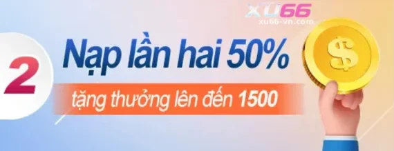 XU66 Casino luôn mang đến những chương trình thưởng đặc biệt cho người chơi, từ quà chào mừng, hoàn tiền hằng ngày đến KHUYẾN MÃI
